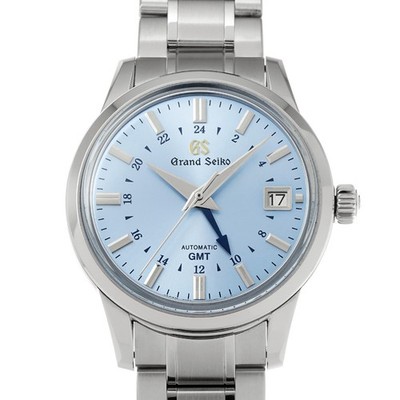 Grand Seiko Elegance Collection Mechanical GMT Caliber 9S 25th SBGM253 blue ...
