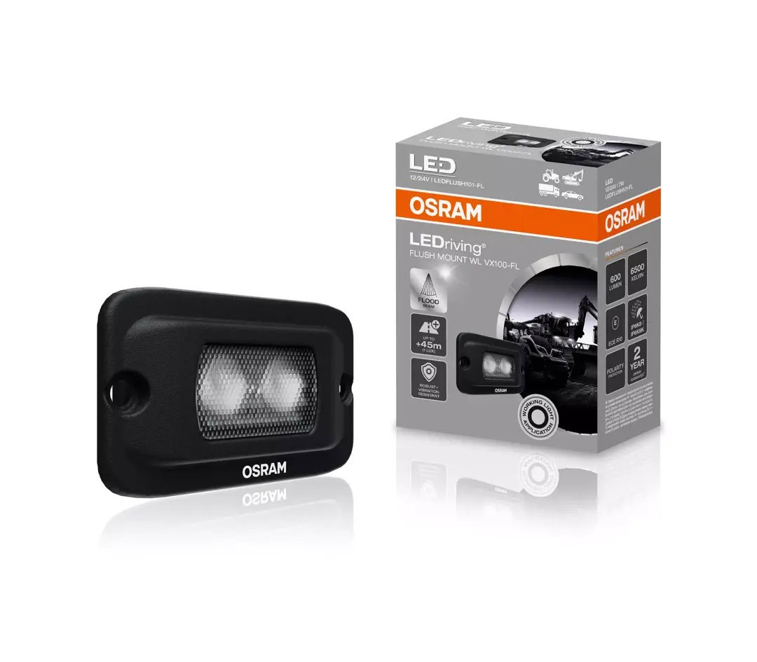 Osram LEDriving Flush101 Montaggio WL VX100-FL