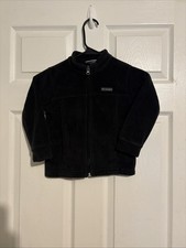 Columbia Kids 4T Black Fleece Jacket Full Zip Outdoor Coat
