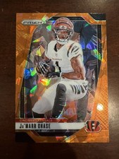 2024 Panini Prizm Ja'Marr Chase Orange Cracked Ice Cincinnati Bengals #57