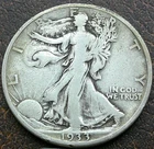 US 1933-S Walking Liberty Half  **