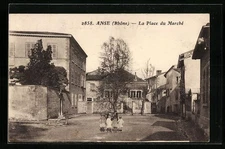 CPA Anse, La Place du Marché 