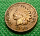 1902   Indian Head Cent  High Grade Coin  #AM24