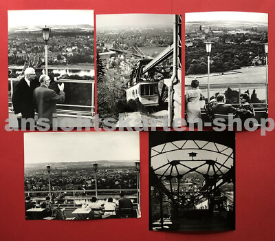 5 x DDR Großformat Foto von Erich Fritzsch DRESDEN Louisenhof Schwebeb. ( F19895
