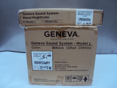美品　Geneva Sound System Model L 箱あり Geneva Sound System Model L (Black) CD player/radio with