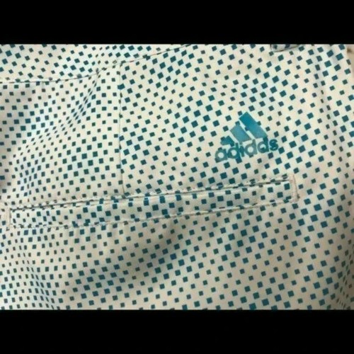 Adidas Climalite Golf Shorts Women's 6 Blue White Geometric Mid Rise - Picture 6 of 8