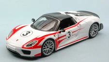 2013 Porsche 918 Weissach Package #3 0-100 2.6 Sec 1:24 Model BBURAGO