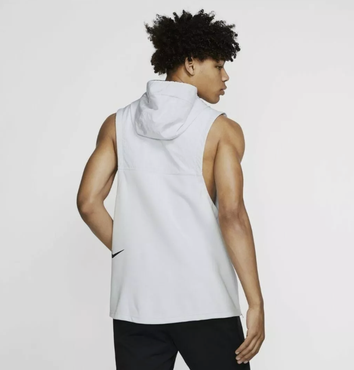nike men's sleeveless hooded training top