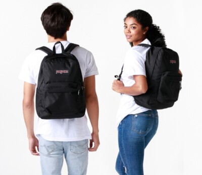 Jansport SUPERBREAK PLUS Backpack - Black Jansport SUPERBREAK PLUS Backpack - Black