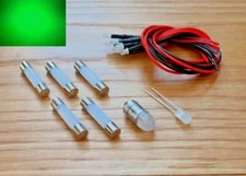 REALISTIC STA-78 76 STA-820 replacement led lamps bulbs lights upgrade kit GREEN