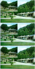 C1950-60 Advertising Cox's Gateway Court Motel Gatlinburg Tennessee Postcard LOT