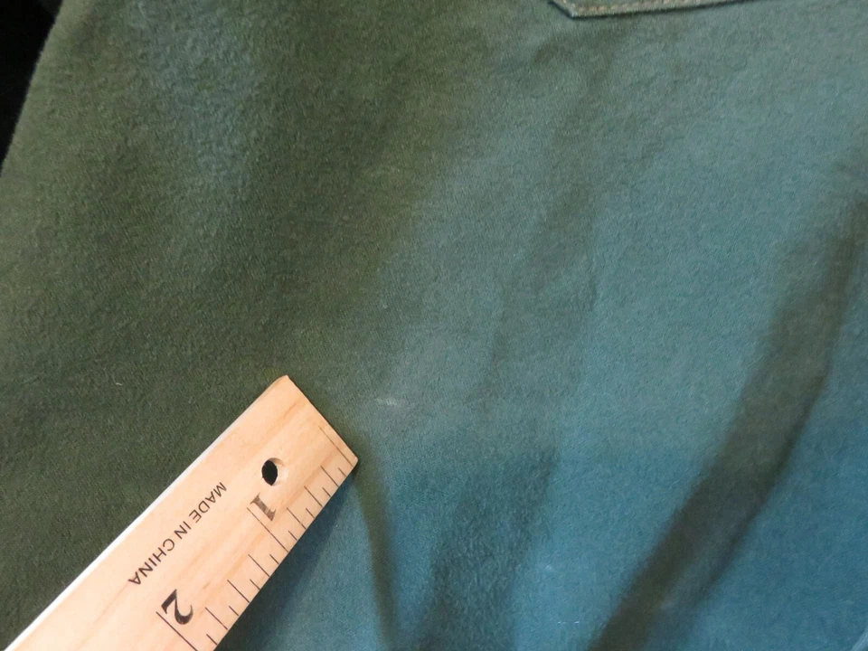 RedHead Men’s Pearl Diamond Button Green Shirt Long Sleeve Large Western Ranch* - Image 4 of 4