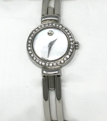 Authentic movado watch w/ sapphire crystal diamond Movado Mirror Diamond Women main image 3