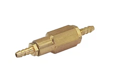 2x Dental Brass Check valve barbs (1/16" barbs) - DCI Type