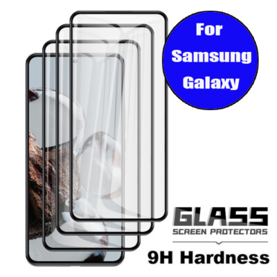 Full Screen Panzerfolie für Samsung S25 S24 S23 Ultra A16 A35 Cover Schutz Glas