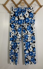 Vintage Pants 1990s Cotton Flower Power Small