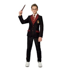 3pc Harry Potter Gryffindor Suit Coat Pants Tie Halloween Costume Child XL 16-17