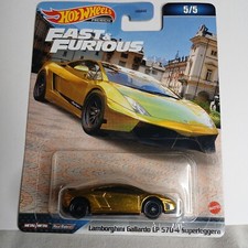 Lamborghini Gallardo LP 570-4 Superleggera Gold Fast and Furious Hot Wheels 5/5