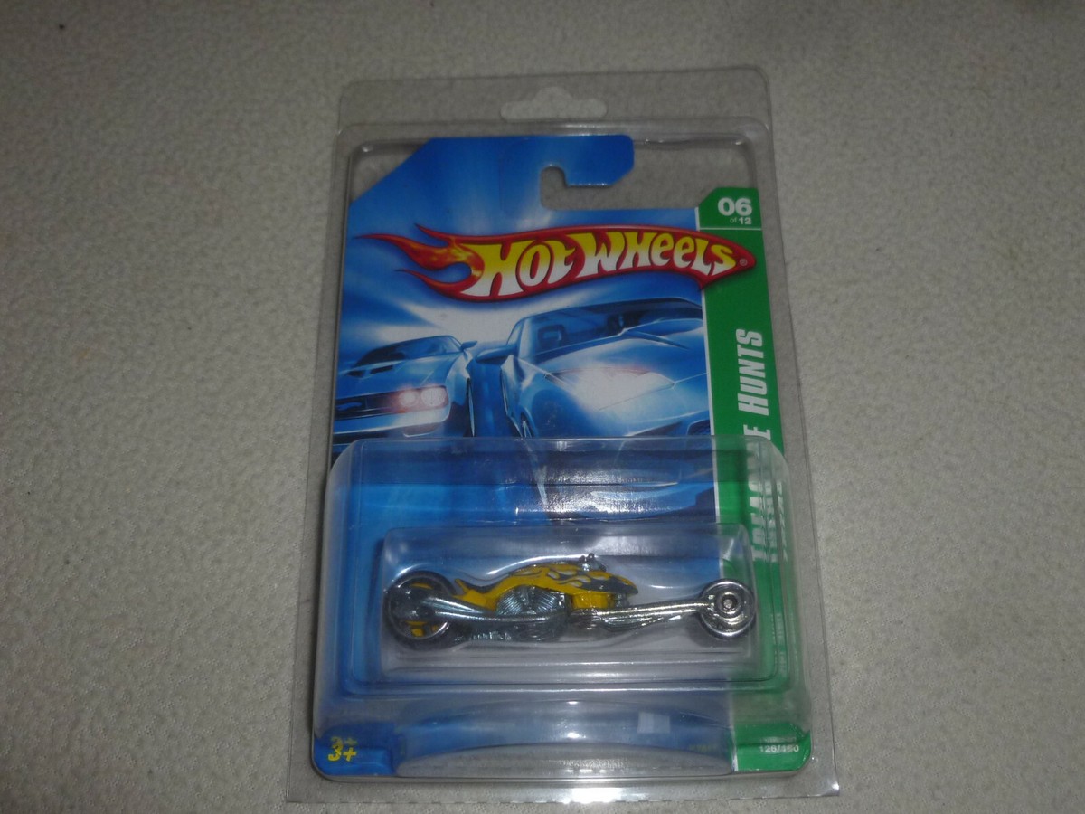 NEW ON CARD HOTWHEELS HAMMER SLED CAR MATTEL 2006 TREASURE HUNTS