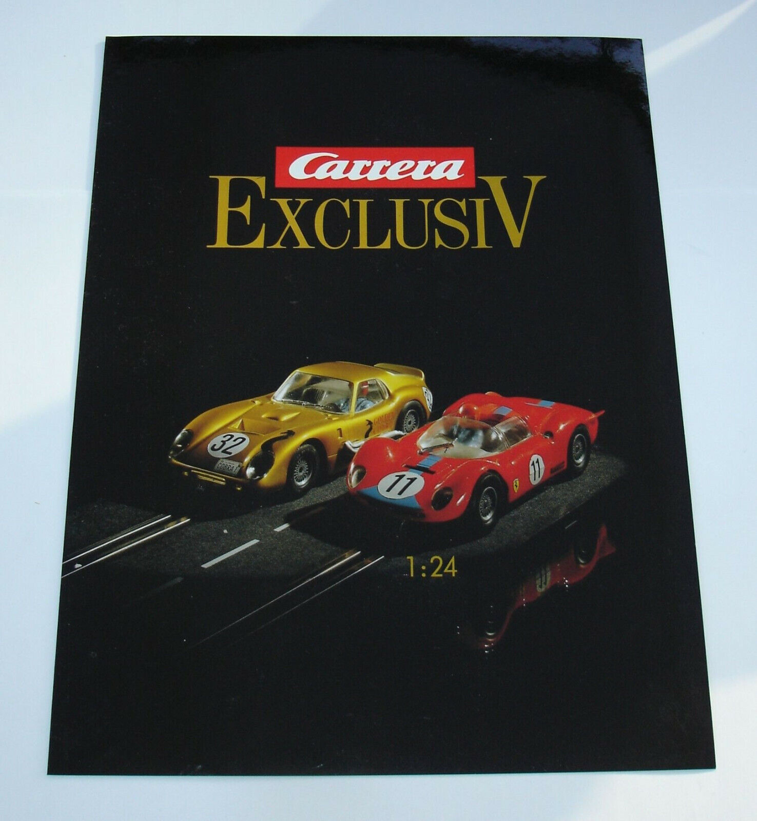 Carrera EXCLUSIVE 1:24 brochure glossy catalogue 1989 (?)