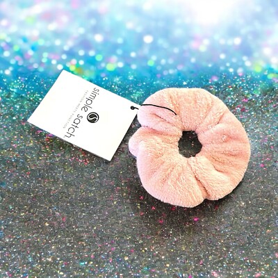 SIMPLE SATCH Towel Scrunchie in Shell Brand New With Tags