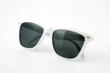 Junior Banz Aviator Arctic White Wayfarer Kidz Sunglasses with Case, Age 4-10