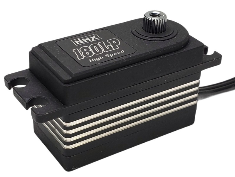 NEW NHX RC 180LP Low Profile HV Servo Coreless 180 oz / .05 Titanium Gear