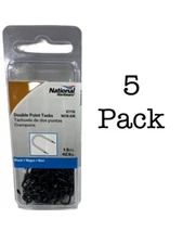 TACKS (5 PACK) National Double Point #5- 1.50 OZ Black