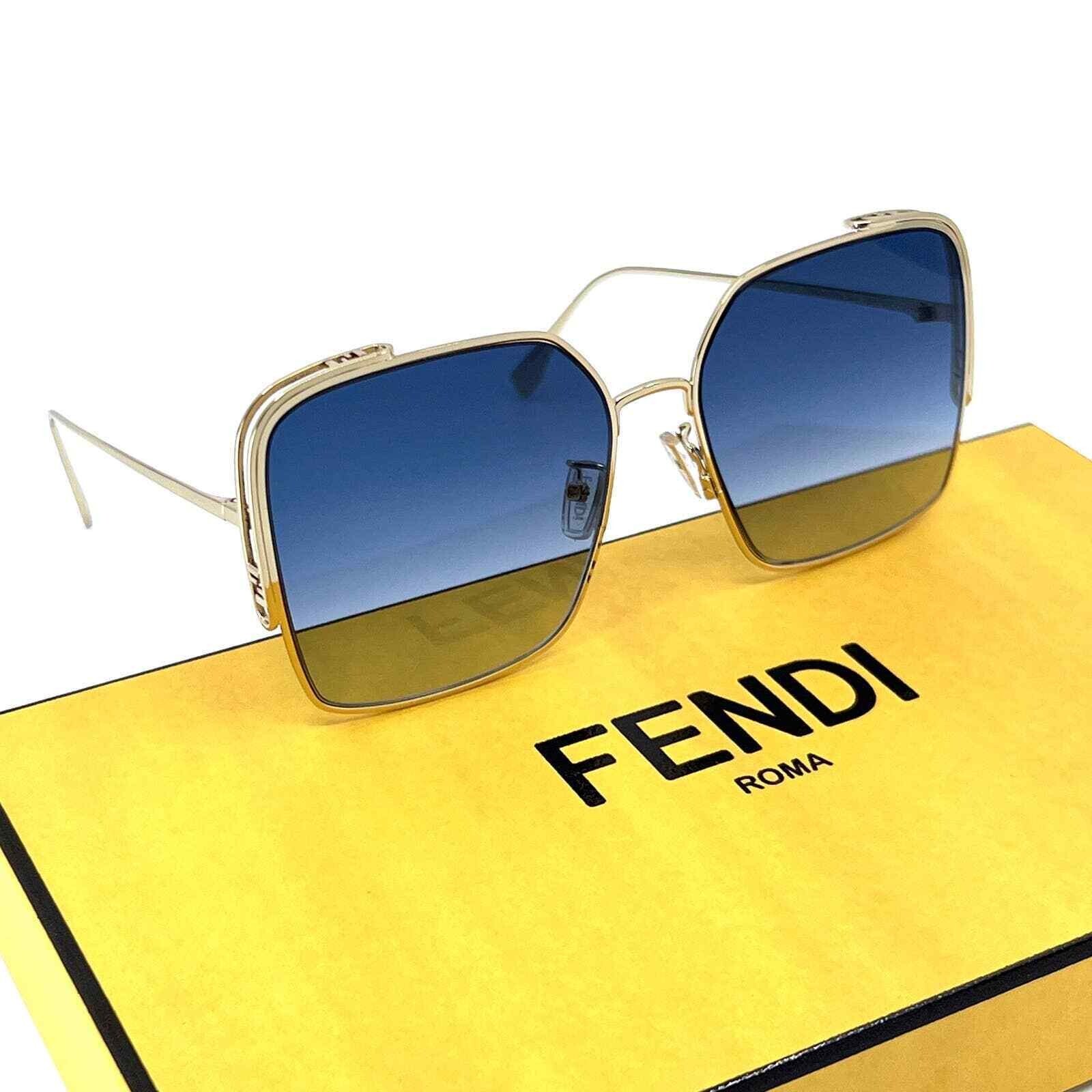 Новые солнцезащитные очки FENDI FE40038U 10 Вт большие квадратные аутентичные солнцезащитные очки 83790₽