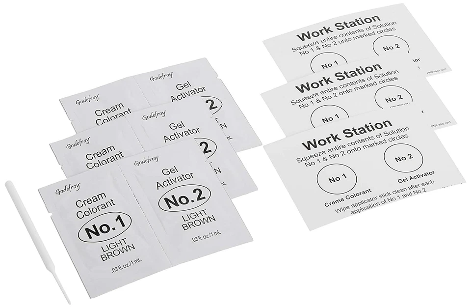 Kit de 3 aplicaciones Godefroy Instant Eyebrow, elige tu color, Foto 4 de 4