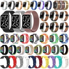 For Xiaomi Mi Band 8 Pro Smart Watch Leather/Metal/Silicone Strap Band Bracelet