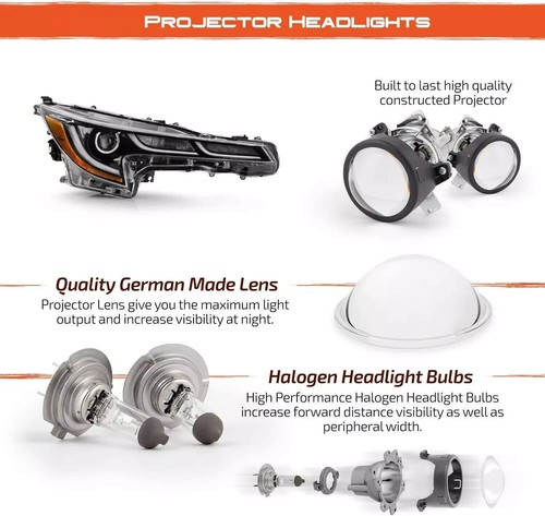 Left Headlight Projector LED Lamps For 2020-2022 Toyota Corolla XSE XLE 1pcs - Picture 6 of 10