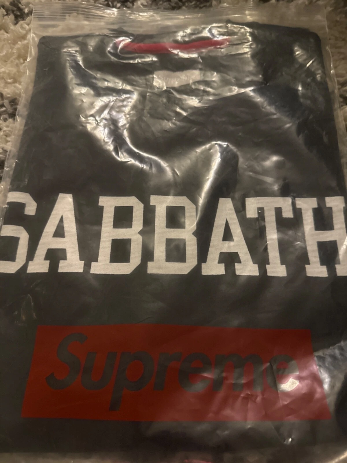 T shirt Supreme Noir Cat SS20 Meb's, Taille M   Blanc