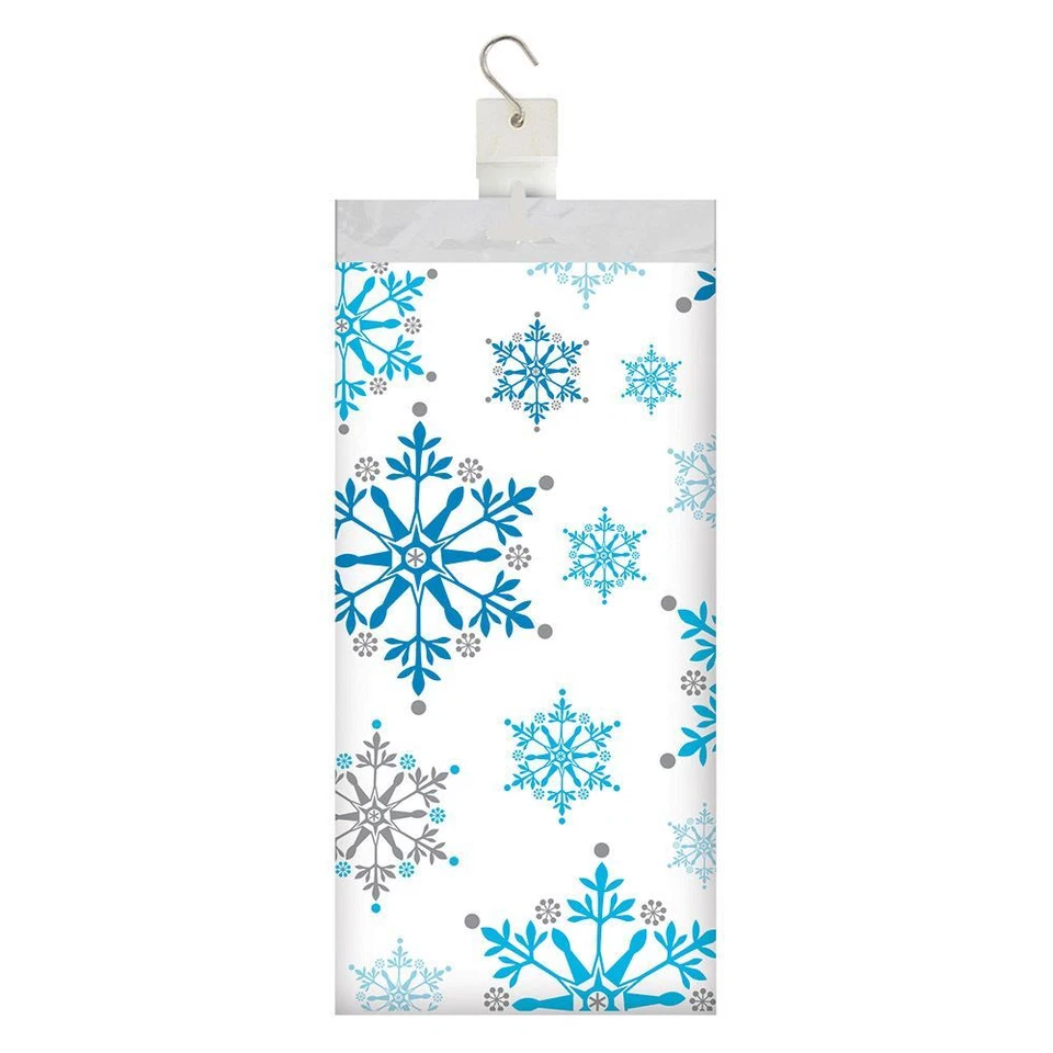 Snowflake Swirls 54 x 102 in Tablecover Christmas Holiday All Over Print - Image 2 of 2