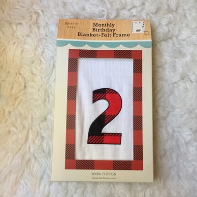 monthly birthday blanket