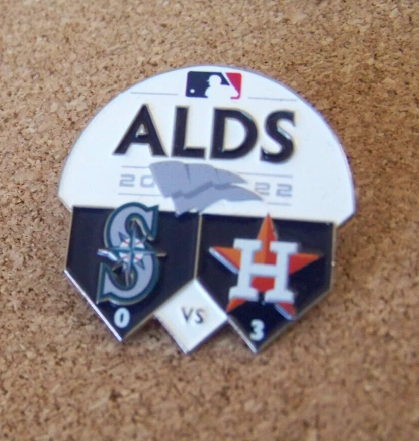 2022 Seattle Mariners Houston Astros ALDS pin MLB c41340 - Image 2 of 4
