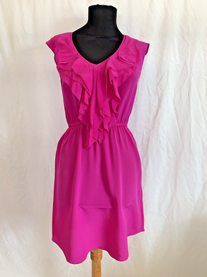 hot pink satin bodycon dress Satin Off-Shoulder Draped Mini Dress in Hot Pink - 12