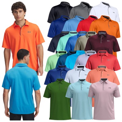 Under Armour Herren Tech Poloshirt leicht atmungsaktiv Stretch UA Golf Top