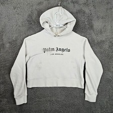 Palm Angels Cropped Hoodie Size Large Los Angeles