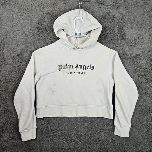 Palm Angels Cropped Hoodie Size Large Los Angeles