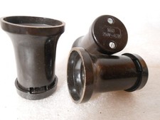 mint condition Genuine Bakelite sockets E27 German Democratic Republic fairy lights black socket switch