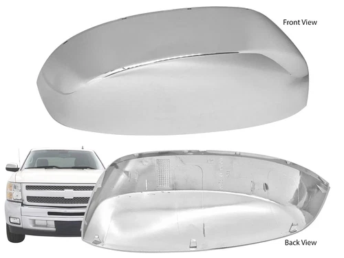 For Chrome Mirror Cover TAHOE SILVERADO Pickup SUV 2007 - 2014 Passenger Right