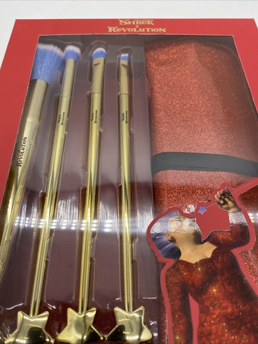 Make Up Revolution Shrek Fairy Godmother Magic Wand Brush Set w/ Carry Case NIB - Picture 5 of 5