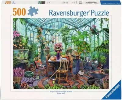 RAVENSBURGER PUZZLE*500 TEILE*IM GEWÄCHSHAUS*RARITÄT*NEU+OVP