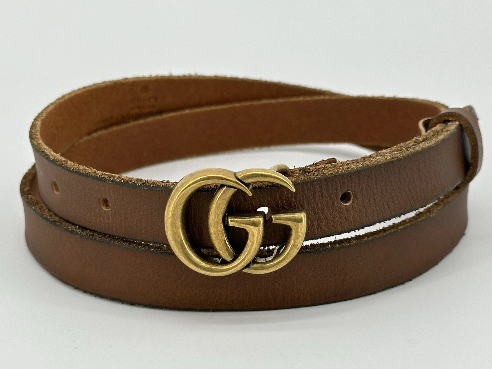 Ceinture femme neuve luxe originale GUCCI Marmont  409417   taille   115 cm