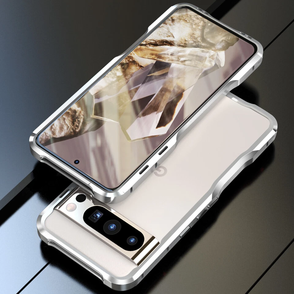 Ударопрочный алюминиевый металлический бампер жесткий чехол для Google Pixel 10 9 Pro XL 8 - Изображение 2 из 4