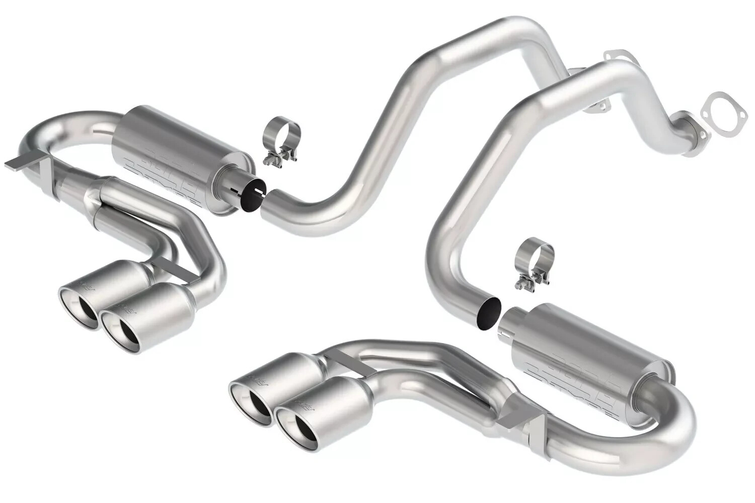 Borla S-Type Stainless Exhaust System for 1997-2004 Chevy Corvette C5 / Z06 5.7L