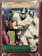 2000 Pacific Football Plaxico Burress #405 Rookie Platinum Blue /399 