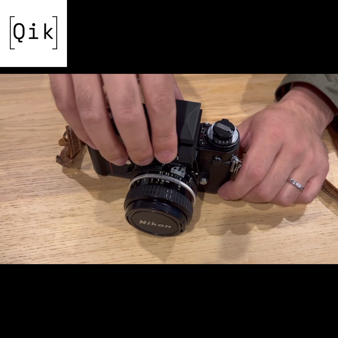 Waist Level Viewfinder for Nikon F3, DW-3 Style, 3D Printed, Snap