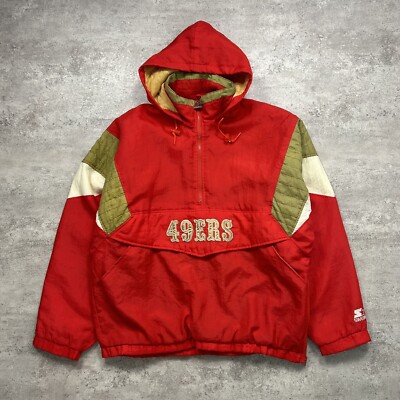 STARTER スターター NFL 49ERS スタジャン90s サイズM 90s USA製 STARTERスターター NFL 49ERS ナイロンスタジャン XL